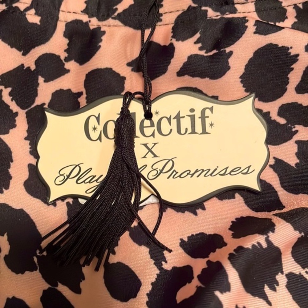 Collectif X Playful Promises Leopard Skirted Vintage Inspired Swimsuit - Picture 8 of 15